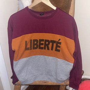 Urban Outfitters Color Block Sweatshirt